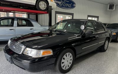 2010 Ford Crown Victoria POLICE INTERCEPTOR P7B SAP – $12,900